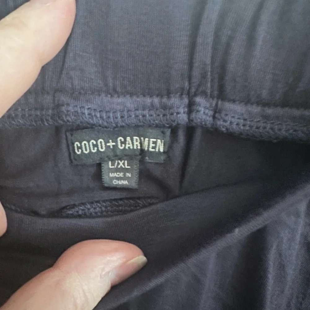 Coco + Carmen Cheeky Chic Layering Skirts‎ 2 Pack Navy Gray L/XL NWT